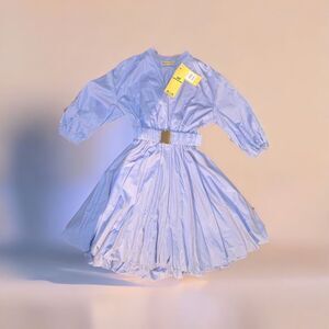 NWT! Perle Donna Purple Belted Women’s Dress, S